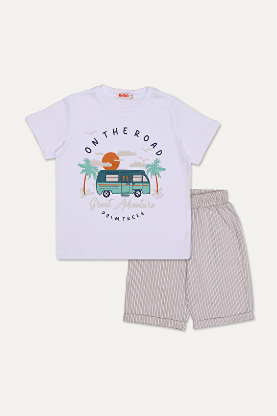 Funfair Erkek Çocuk Takım 2616202011 OZ 26 Beyaz Funfair Erkek Çocuk Takım 2616202011 OZ 26 Beyaz