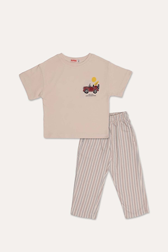 Funfair Erkek Çocuk Takım 2616202019 6536 Bej Funfair Erkek Çocuk Takım 2616202019 6536 Bej