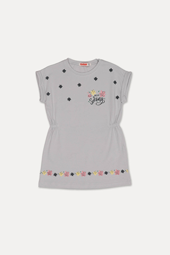 Funfair Kız Çocuk Elbise 2616310008 OE7 Açık gri Funfair Kız Çocuk Elbise 2616310008 OE7 Açık gri