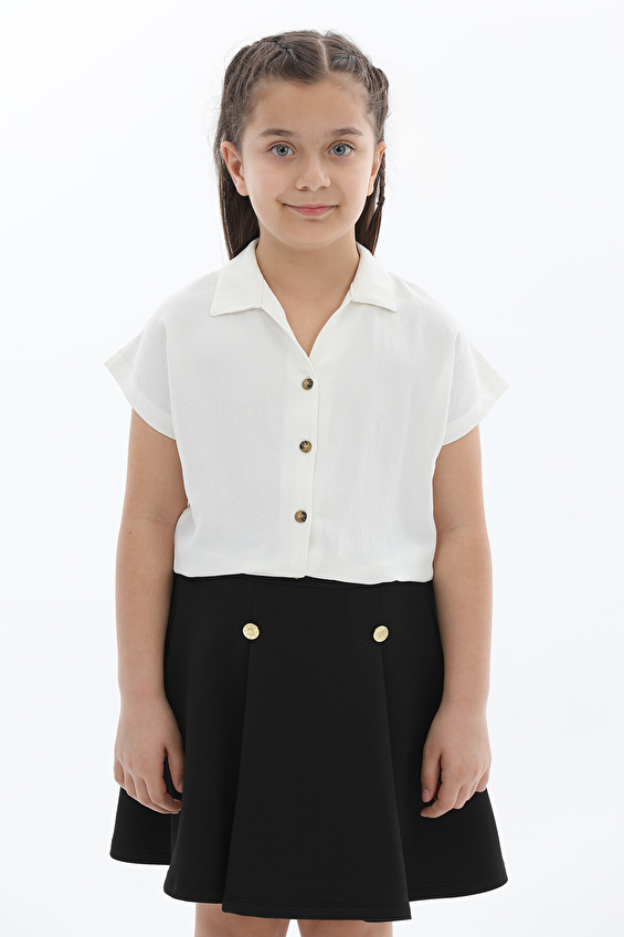 Funfair Kız Çocuk Gömlek 2616305008 K 2951 2616305008.K.2951.R Beyaz Funfair Kız Çocuk Gömlek 2616305008 K 2951 2616305008.K.2951.R Beyaz