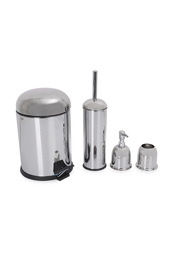 Hometime Banyo Seti 4'lü Krom