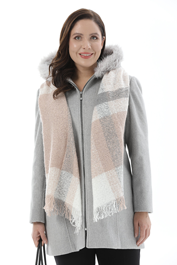 Shefame Kadın Mont 2524BK109009 Gri Shefame Kadın Mont 2524BK109009 Gri