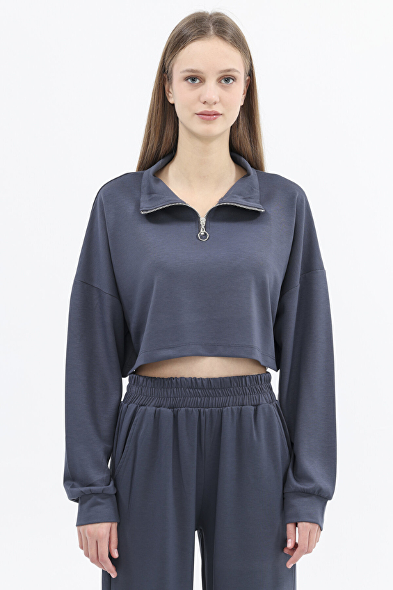 First Company Kadın Eşofman Takım 2424BS180479 Füme First Company Kadın Eşofman Takım 2424BS180479 Füme