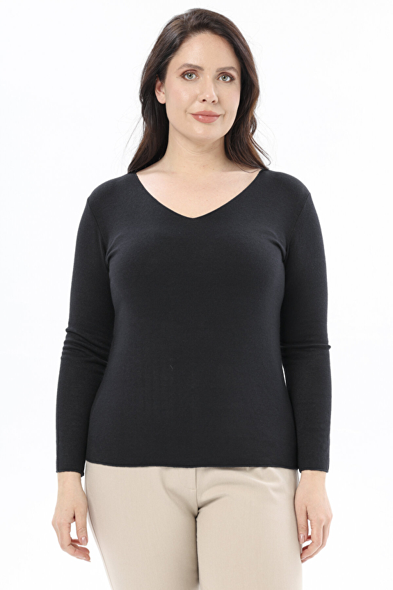 Shefame Kadın Bluz 2424BK103103 Siyah Shefame Kadın Bluz 2424BK103103 Siyah