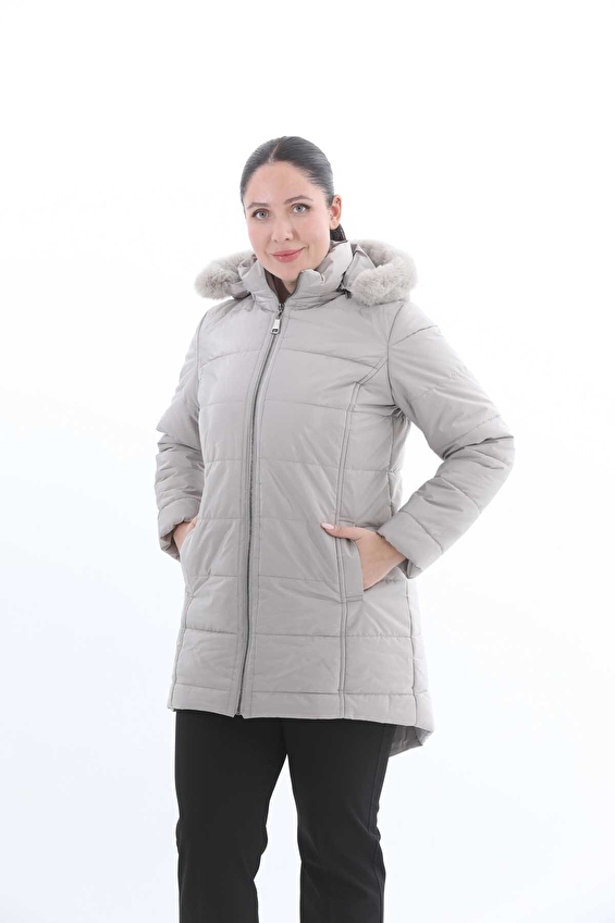 Shefame Kadın Mont 2524BK109314 Taş Shefame Kadın Mont 2524BK109314 Taş