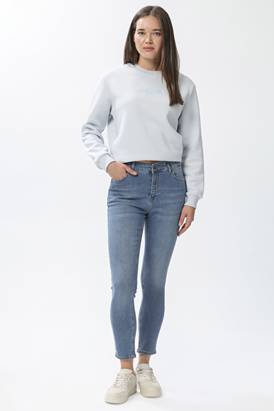 First Company Denim Kadın Kot Pantolon Skinny 2524BS104066 Mavi First Company Denim Kadın Kot Pantolon Skinny 2524BS104066 Mavi