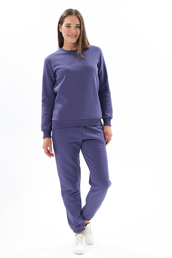 First Company Kadın Sweatshirt 2524BS130130 Mor First Company Kadın Sweatshirt 2524BS130130 Mor