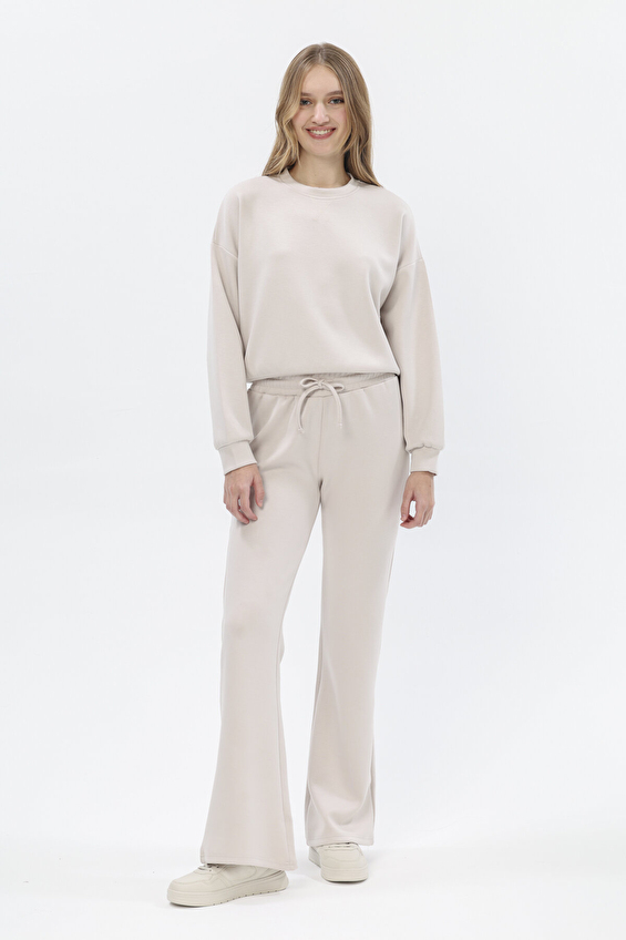 First Company Denim Kadın Eşofman Altı 2524BS120132 Ekru First Company Denim Kadın Eşofman Altı 2524BS120132 Ekru