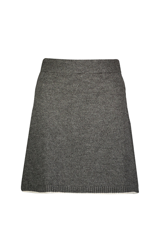 First Company Kadın Triko Etek 2524BS110809 Antrasit First Company Kadın Triko Etek 2524BS110809 Antrasit