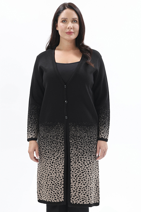 Shefame Kadın Uzun Ceket 2524BK102010 Siyah Shefame Kadın Uzun Ceket 2524BK102010 Siyah