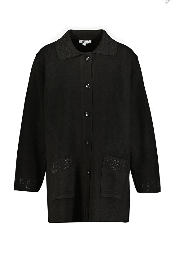 Shefame Kadın Uzun Ceket 2524BK102012 Siyah Shefame Kadın Uzun Ceket 2524BK102012 Siyah