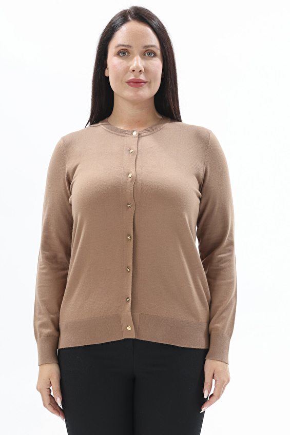 Shefame Kadın Hırka 2524BK110116 Camel Shefame Kadın Hırka 2524BK110116 Camel