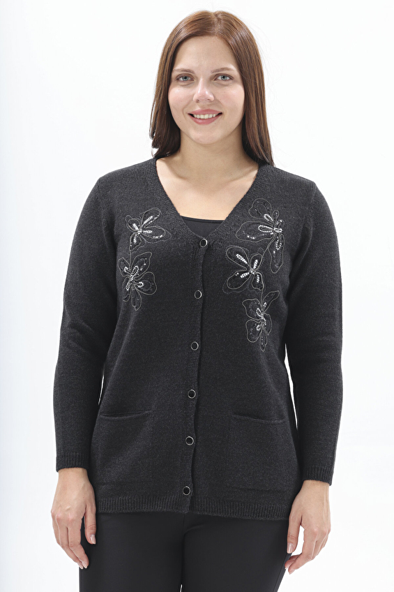 Shefame Kadın Hırka 2524BK107123 Siyah Shefame Kadın Hırka 2524BK107123 Siyah