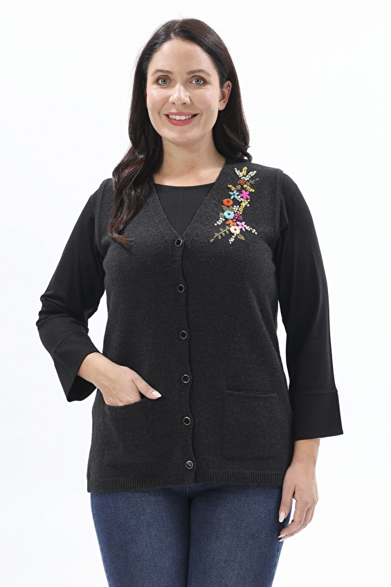 Shefame Kadın Yelek 2524BK114270 Siyah Shefame Kadın Yelek 2524BK114270 Siyah