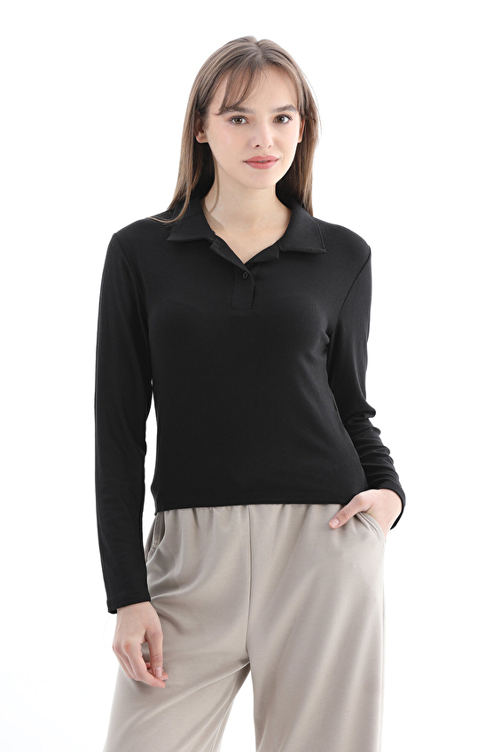 First Company Kadın Bluz 2524BS103817 Siyah First Company Kadın Bluz 2524BS103817 Siyah