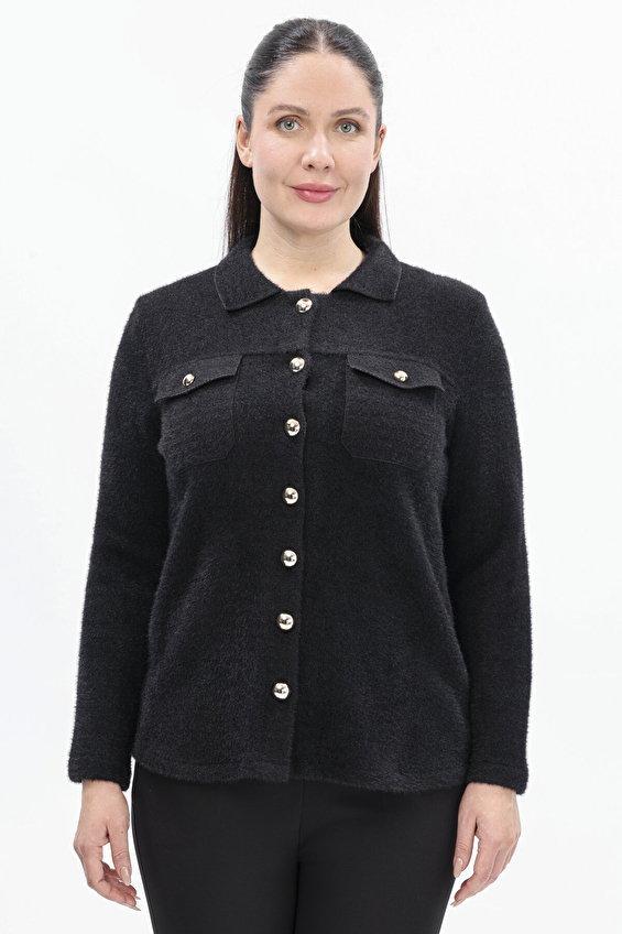 Shefame Kadın Hırka 2524BK110081 Siyah Shefame Kadın Hırka 2524BK110081 Siyah