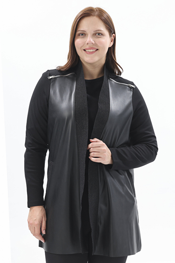 Shefame Kadın Hırka 2524BK115087 Siyah Shefame Kadın Hırka 2524BK115087 Siyah