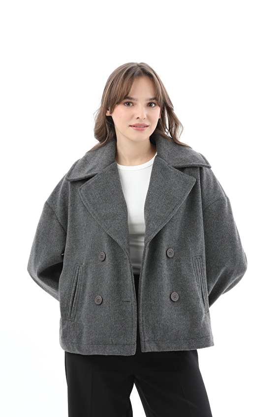 First Company Kadın Kaban 2524KS102141 Gri First Company Kadın Kaban 2524KS102141 Gri