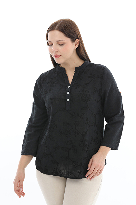 Shefame Kadın Bluz 2614KK110047 Siyah Shefame Kadın Bluz 2614KK110047 Siyah
