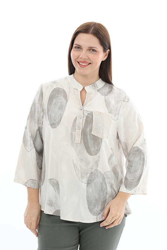 Shefame Kadın Bluz 2614KK110451 Bej Shefame Kadın Bluz 2614KK110451 Bej