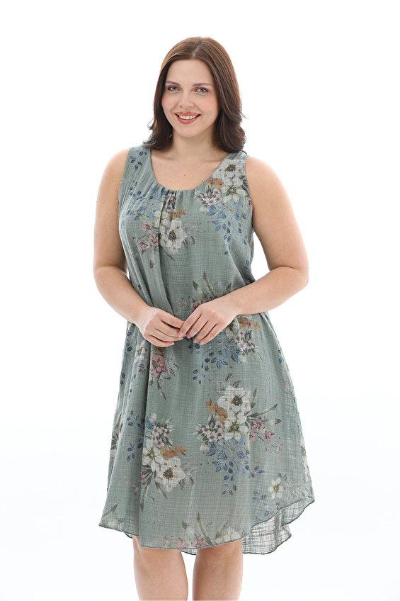 Shefame Kadın Elbise 2614KK105012 Haki Shefame Kadın Elbise 2614KK105012 Haki