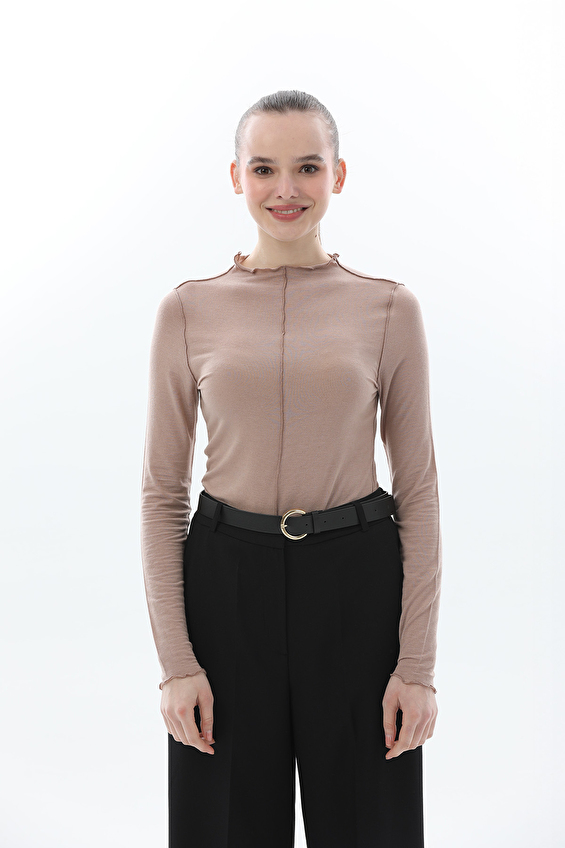 Shefame Kadın Bluz 2614BK110511 Toprak Shefame Kadın Bluz 2614BK110511 Toprak