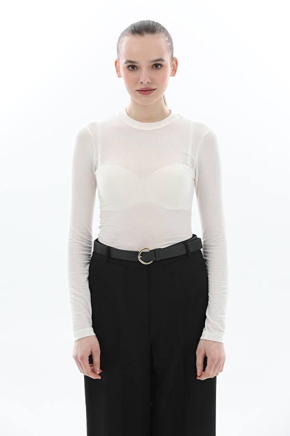 Shefame Kadın Bluz 2614BK110526 Ekru Shefame Kadın Bluz 2614BK110526 Ekru