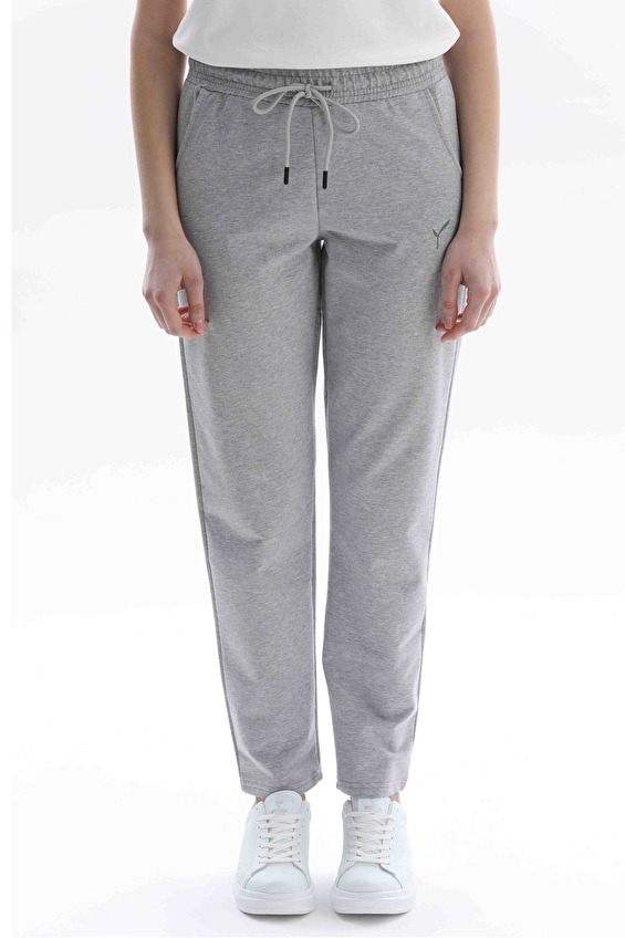 First Company Regular Fit Düz Paça Kadın Eşofman Altı 2614KS212104 g Gri melanj First Company Regular Fit Düz Paça Kadın Eşofman Altı 2614KS212104 g Gri melanj