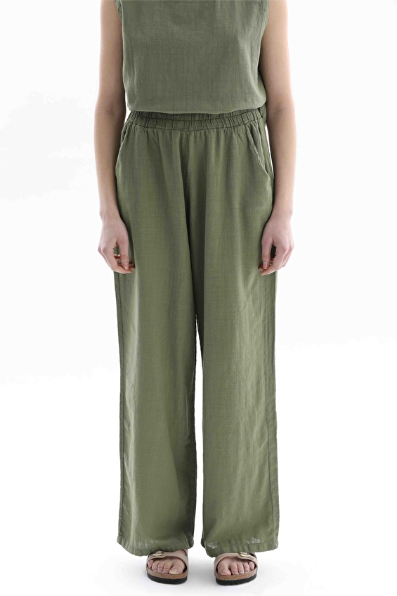 CREW UP Kadın Pantolon 2614KS104604 Haki CREW UP Kadın Pantolon 2614KS104604 Haki