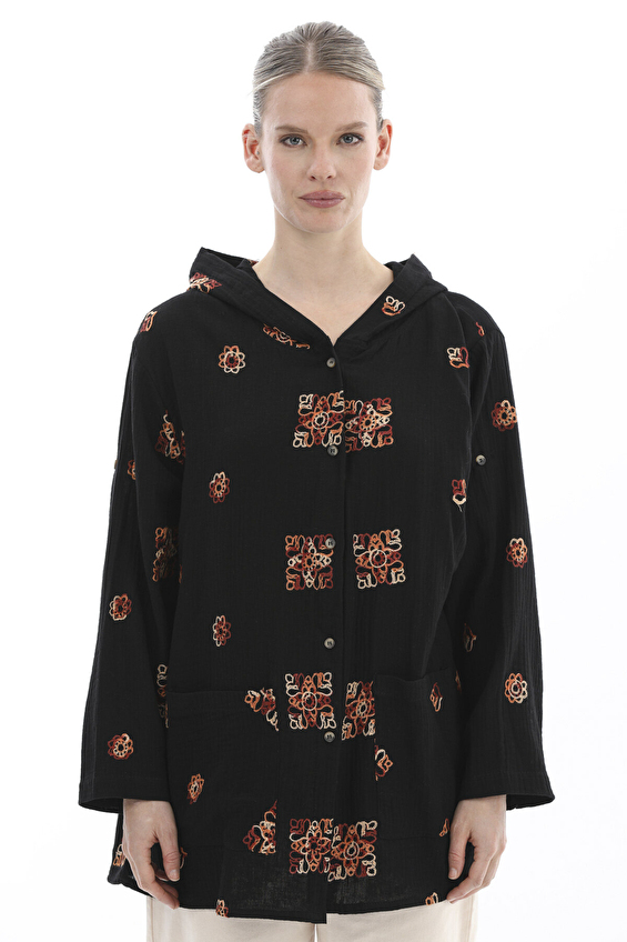 First Company Regular Fit Uzun Kol Kadın Ceket 2614KK102758 Siyah/kahverengi First Company Regular Fit Uzun Kol Kadın Ceket 2614KK102758 Siyah/kahverengi