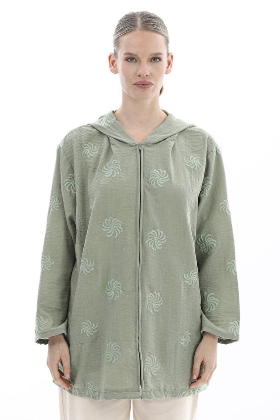 First Company Regular Fit Kadın Ceket 2614KK102708 Yeşil First Company Regular Fit Kadın Ceket 2614KK102708 Yeşil