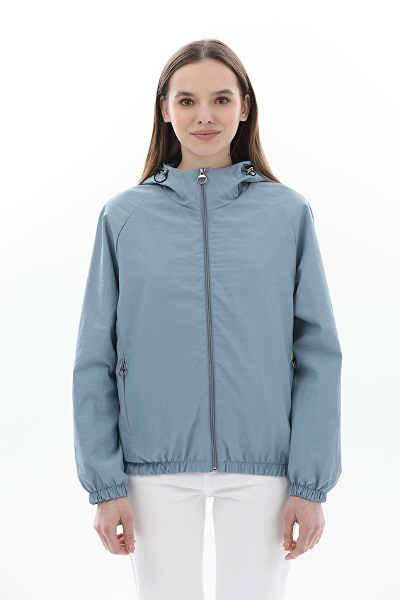CREW UP Kadın Ceket 2614KS102803 Mavi CREW UP Kadın Ceket 2614KS102803 Mavi