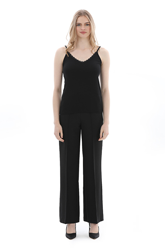 First Company Kısa Kol Oversize Kadın Atlet 2614KS121377 Siyah First Company Kısa Kol Oversize Kadın Atlet 2614KS121377 Siyah