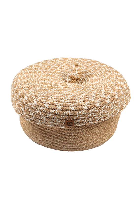 Hometime Jüt Yuvarlak Kırçıllı Sepet 28x16 Cm Hometime Jüt Yuvarlak Kırçıllı Sepet 28x16 Cm