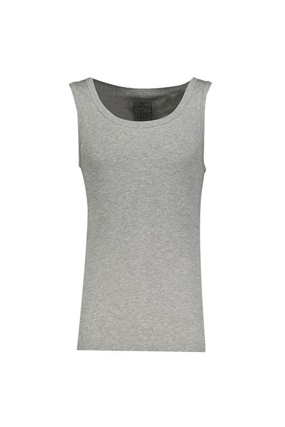 Finesuits Erkek Ribanalı Atlet 2023I22002MBGRI Gri melanj Finesuits Erkek Ribanalı Atlet 2023I22002MBGRI Gri melanj