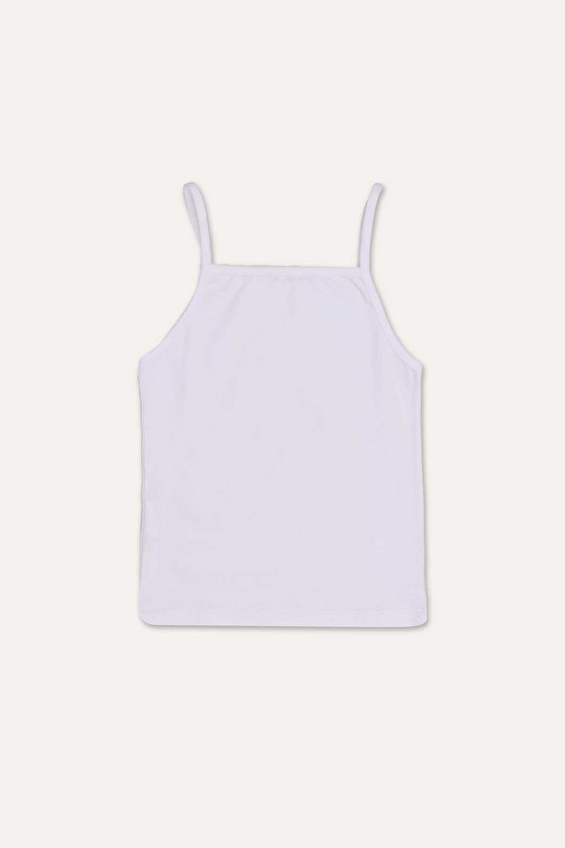 Funfair Kare Yaka İp Askılı Kız Çocuk Atlet 2023I32003MB Beyaz Funfair Kare Yaka İp Askılı Kız Çocuk Atlet 2023I32003MB Beyaz