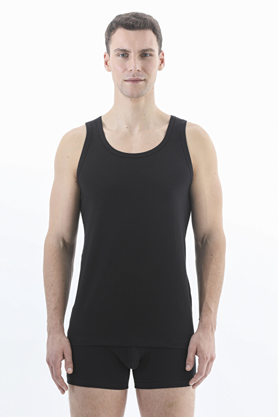 Cottons & Clouds Erkek Cottons&Clouds İkili U Yaka Kalın Askılı Atlet CC9678 Siyah/siyah Cottons & Clouds Erkek Cottons&Clouds İkili U Yaka Kalın Askılı Atlet CC9678 Siyah/siyah