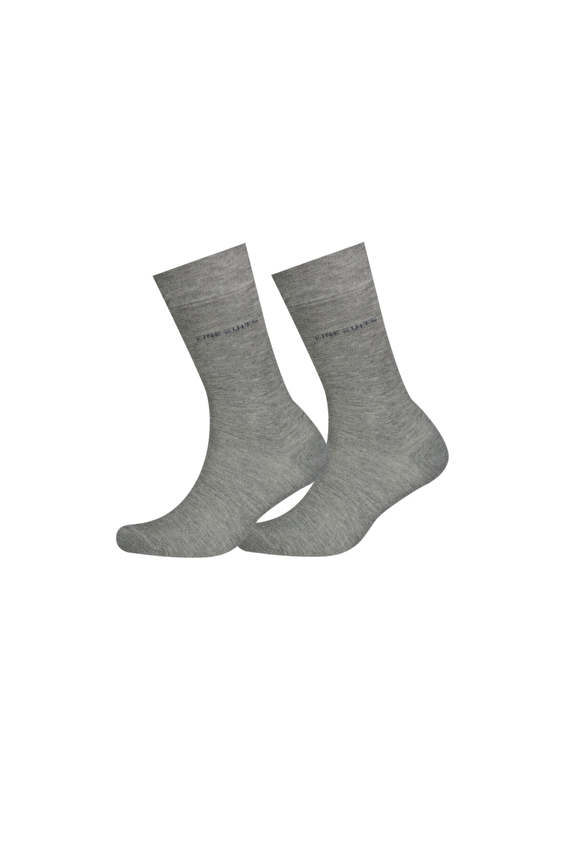 Finesuits Bambu Soket Erkek İkili Çorap 251AYT2 Gri Finesuits Bambu Soket Erkek İkili Çorap 251AYT2 Gri