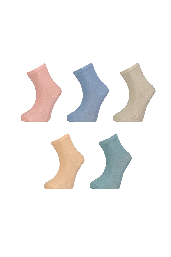 Funfair Kız Çocuk Beşli Pamuklu Soket Çorap 251KC103SK Renkli Funfair Kız Çocuk Beşli Pamuklu Soket Çorap 251KC103SK Renkli