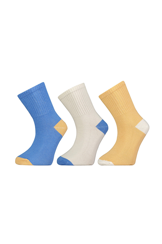 Funfair Soket Erkek Çocuk Üçlü Desenli Pamuklu Çorap 251EC19BS Bej/mavi Funfair Soket Erkek Çocuk Üçlü Desenli Pamuklu Çorap 251EC19BS Bej/mavi