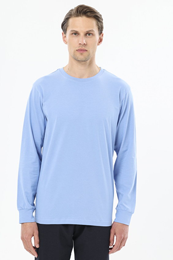 First Company Regular Fit Bisiklet Yaka Ribanalı Paça Uzun Kollu Pamuk Erkek Ribana Paçalı Pijama Takımı 251EP06KL Mavi/lacivert First Company Regular Fit Bisiklet Yaka Ribanalı Paça Uzun Kollu Pamuk Erkek Ribana Paçalı Pijama Takımı 251EP06KL Mavi/lacivert