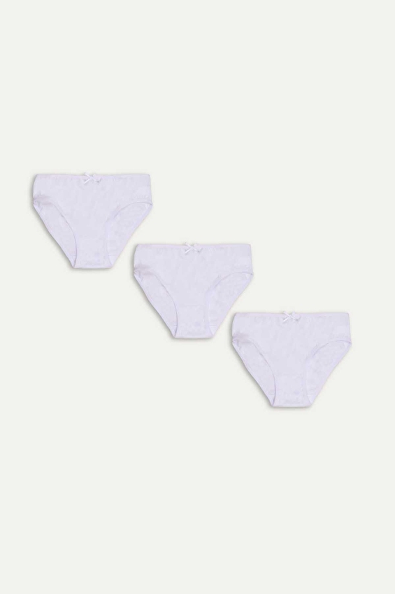 Funfair Kız Çocuk Üçlü Külot 251KK01 Beyaz Funfair Kız Çocuk Üçlü Külot 251KK01 Beyaz