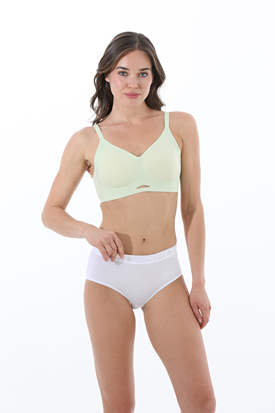 Shefame İz Yapmayan Balensiz Poliamid Kadın Dikişsiz Sütyen 9002WN Yeşil Shefame İz Yapmayan Balensiz Poliamid Kadın Dikişsiz Sütyen 9002WN Yeşil