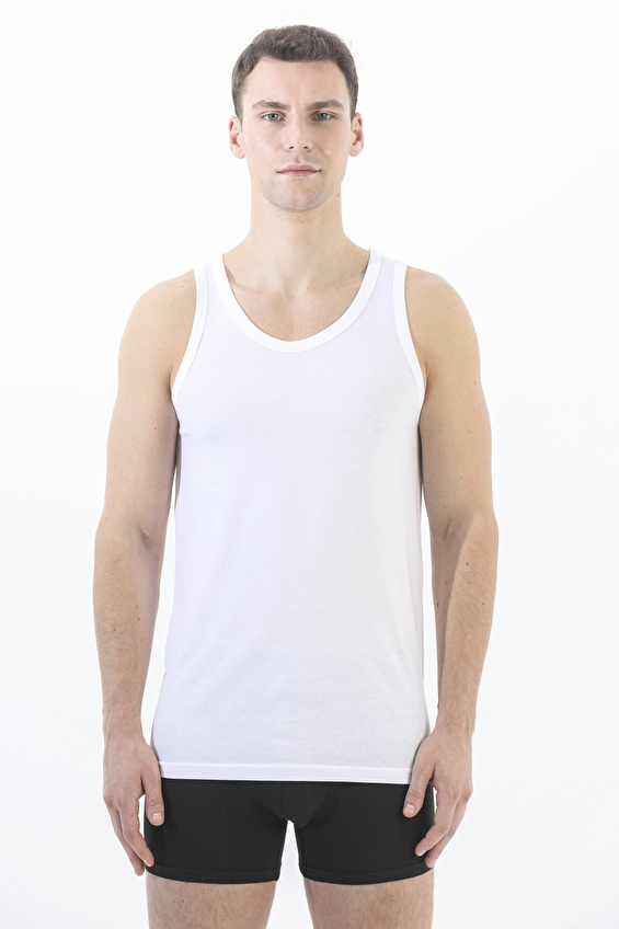 First Company Erkek U Yaka Modal Karışımlı İkili Atlet 251E6002OM Beyaz/beyaz First Company Erkek U Yaka Modal Karışımlı İkili Atlet 251E6002OM Beyaz/beyaz