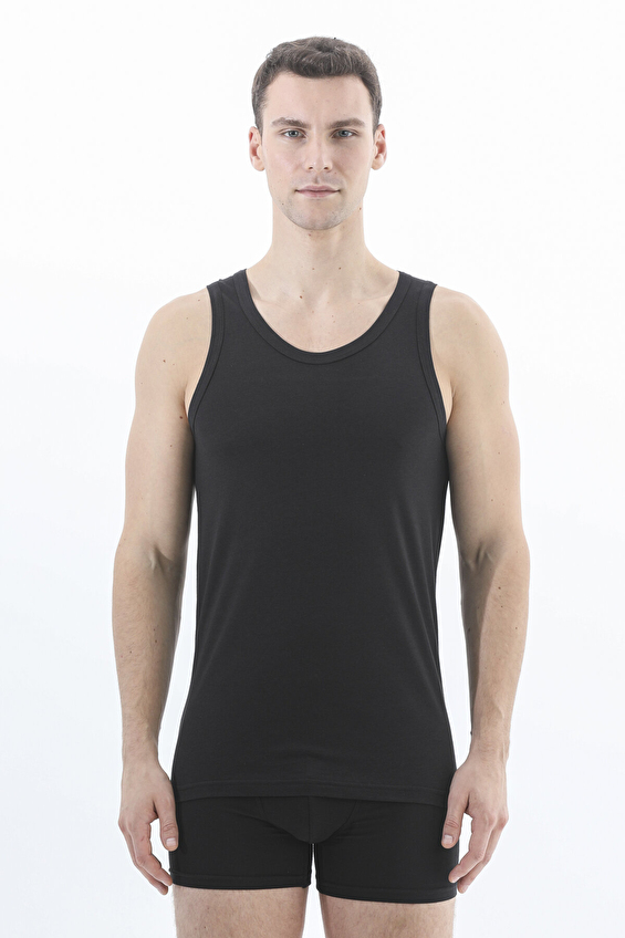 First Company Erkek U Yaka Modal Karışımlı İkili Atlet 251E6002OM Siyah/siyah First Company Erkek U Yaka Modal Karışımlı İkili Atlet 251E6002OM Siyah/siyah