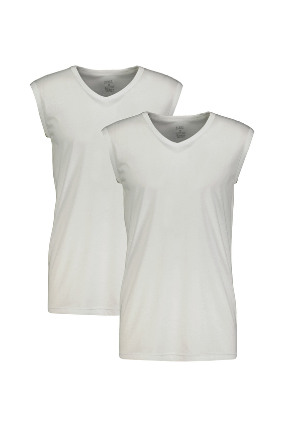 First Company Erkek V Yaka Modal Karışımlı İkili Atlet 251E6005OM Beyaz/beyaz First Company Erkek V Yaka Modal Karışımlı İkili Atlet 251E6005OM Beyaz/beyaz