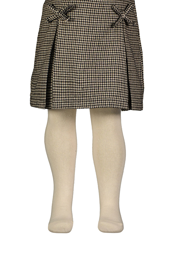 Funfair Kız Çocuk Düz Külotlu Çorap 252ST210KC Bej