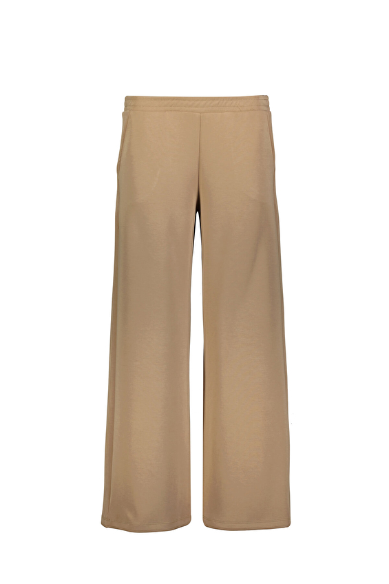 Shefame Palazzo Paça Lastikli Bel Rahat Fit Kadın Palazzo Eşofman Altı 252K7005TR Bej Shefame Palazzo Paça Lastikli Bel Rahat Fit Kadın Palazzo Eşofman Altı 252K7005TR Bej