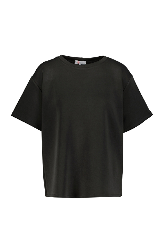 Shefame Bisiklet Yaka Oversize Fit Kadın Oversize Pijama Üstü 252K7008TR Antrasit Shefame Bisiklet Yaka Oversize Fit Kadın Oversize Pijama Üstü 252K7008TR Antrasit