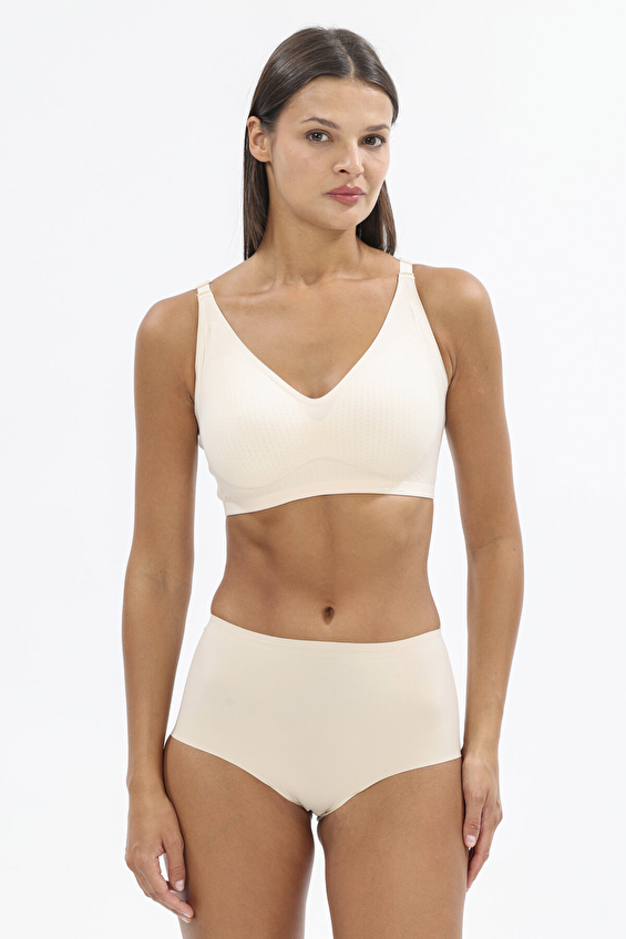 Shefame Kadın Balensiz Dikişsiz İz Yapmayan Sütyen 9023WN Pudra Shefame Kadın Balensiz Dikişsiz İz Yapmayan Sütyen 9023WN Pudra